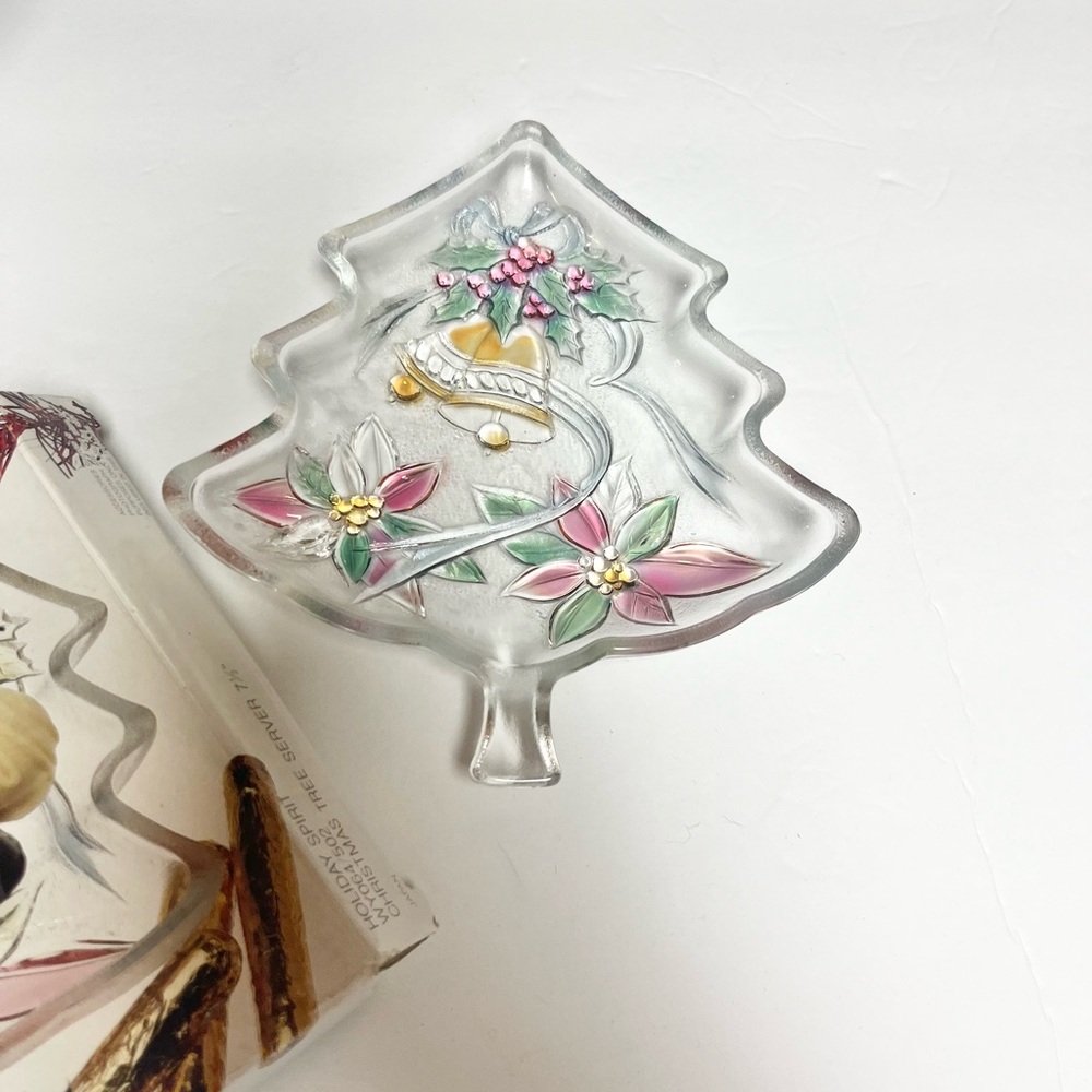 Mikasa Savior Vivre glass Christmas tree dish - Picture 6 of 6